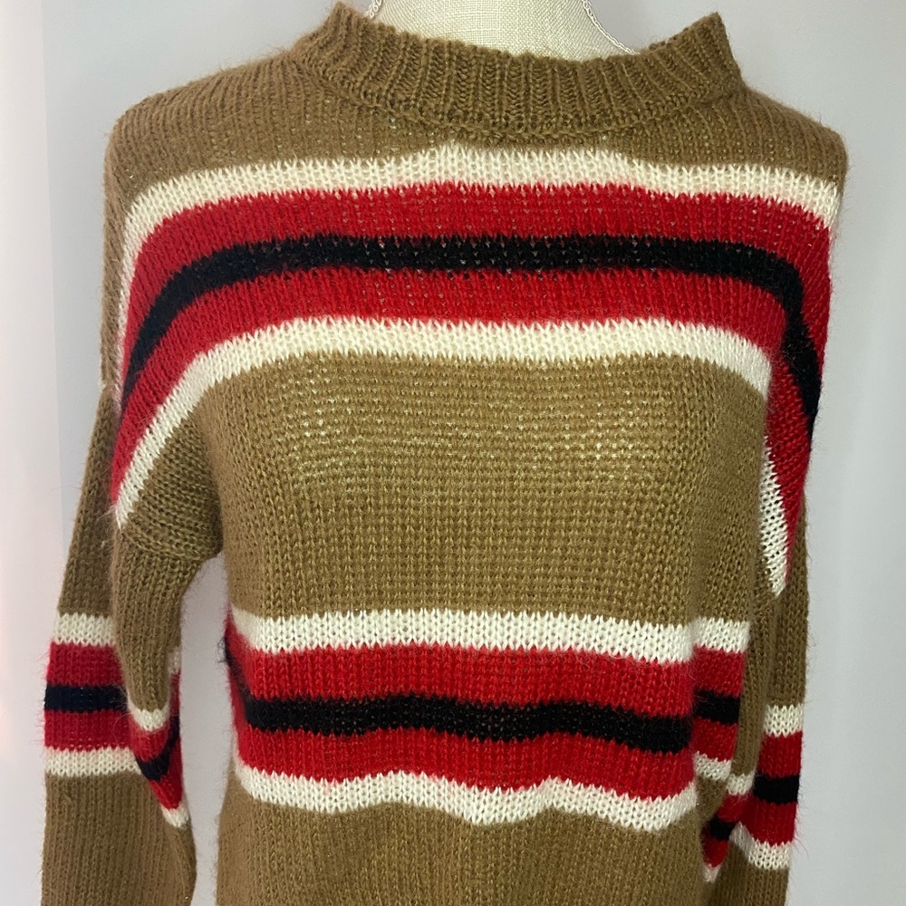Say What Brown/Red “Sock Monkey” Sweater